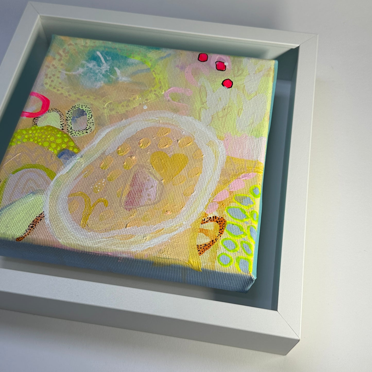 Framed “FRUIT SALAD” Acrylic Painting