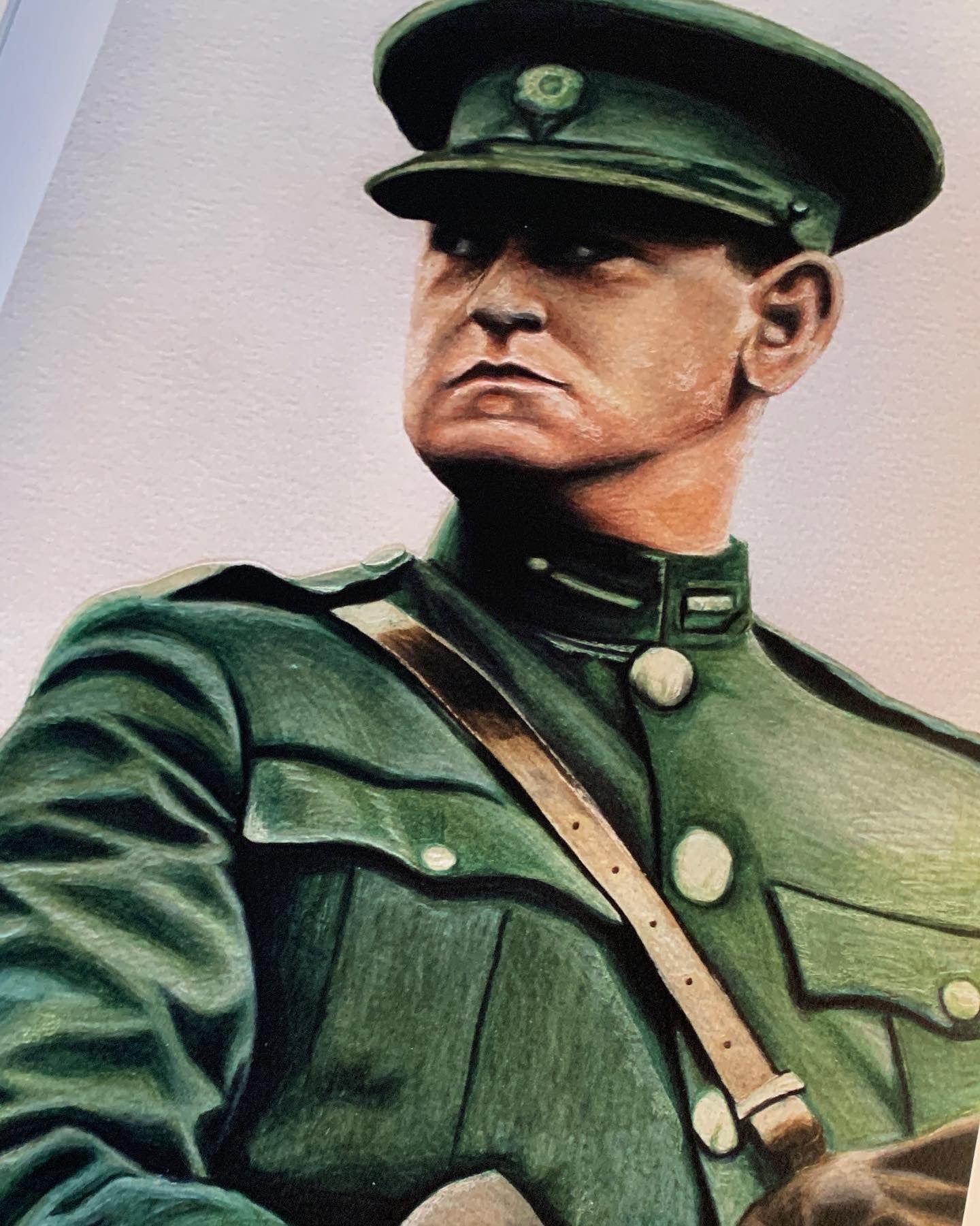 Michael Collins 100th anniversary Portrait - Limited Edition Gicleé Print