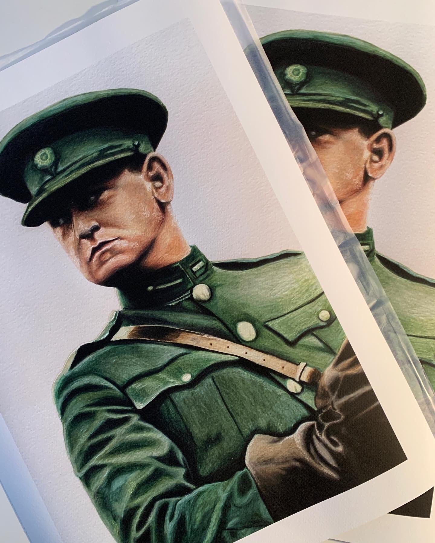 Michael Collins 100th anniversary Portrait - Limited Edition Gicleé Print